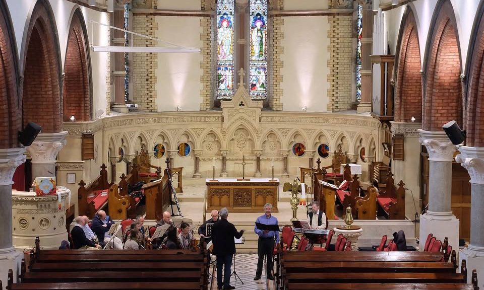 Bach Consort playing in St Thomas' Church, Belfast
